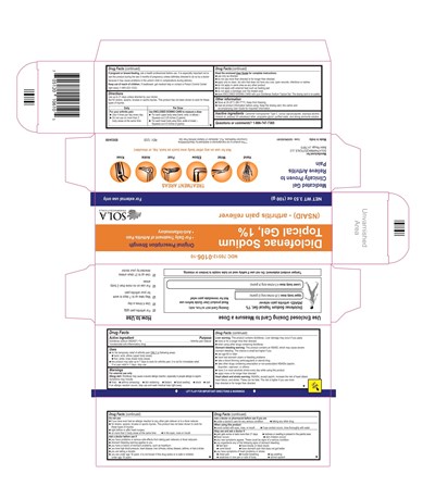 Diclofenac Carton (Diclofenac 1 Gel Box 100 G  Solamed Pharmaceutical)